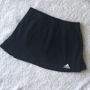 adidas Black Pleated Tennis Skirt